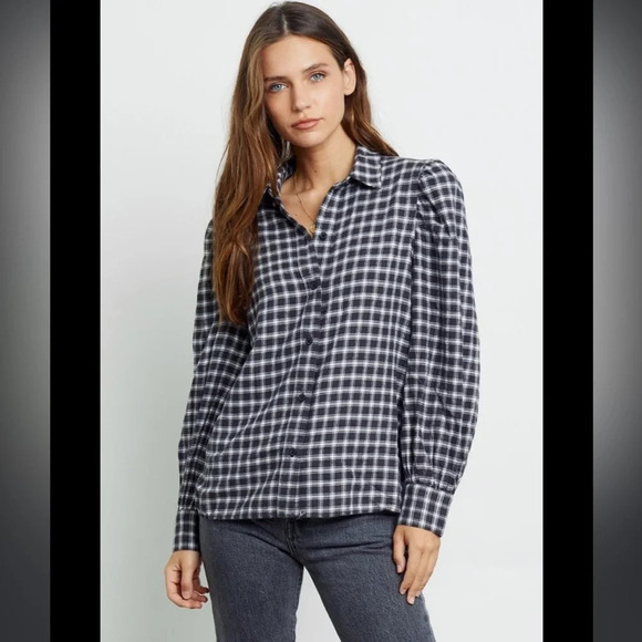 Rails Tops - RAILS ANGELICA PUFF SLEEVE SHIRT